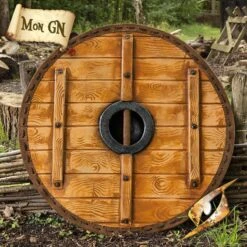 Bouclier De Thegn Blanc/Vert -Mon GN Promos Boutique bouclier de thegn blancvert 2