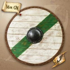 Bouclier De Thegn Blanc/Vert
