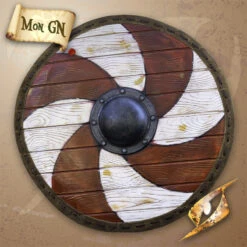 Bouclier De Thegn Rouge/Blanc