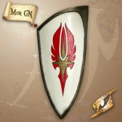 Bouclier Elfique Rouge