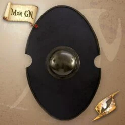 Bouclier Elliptique Noir