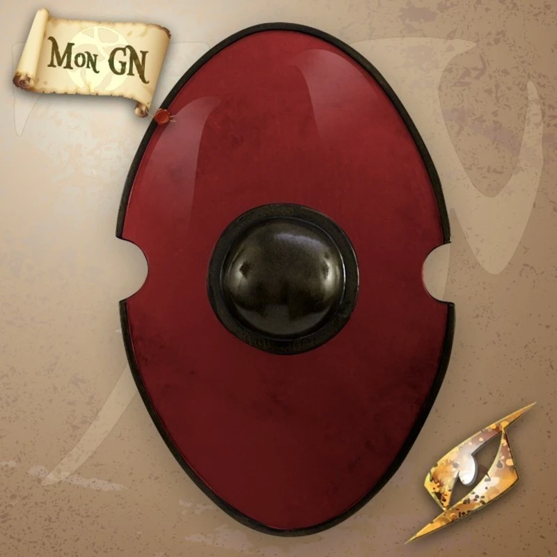 Bouclier Elliptique Rouge 1 Bouclier Elliptique Rouge