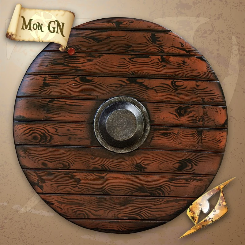 Bouclier En Bois De Drang 1 Bouclier En Bois De Drang