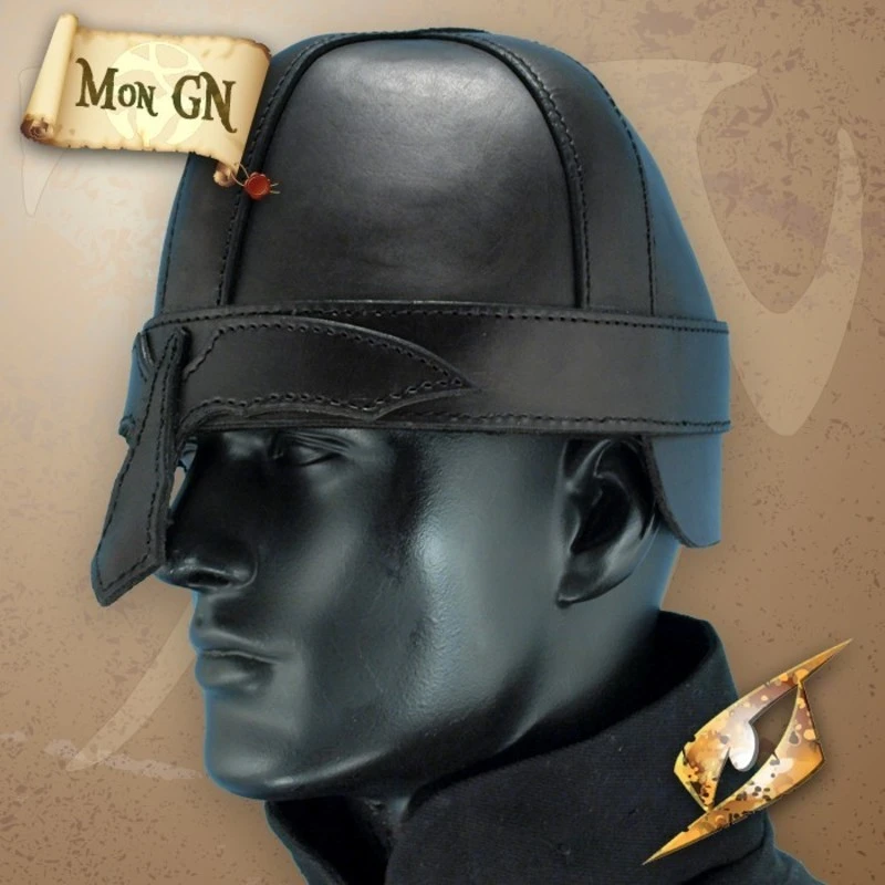 Casque De Guerrier En Cuir 2 Casque De Guerrier En Cuir – Image 2