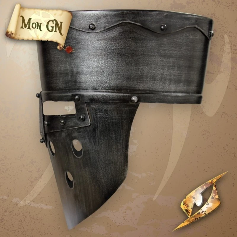 Casque Sombre De Croisé 3 Casque Sombre De Croisé – Image 3