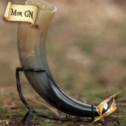 Mon GN Promos Boutique 29 Corne Druidique Avec Support