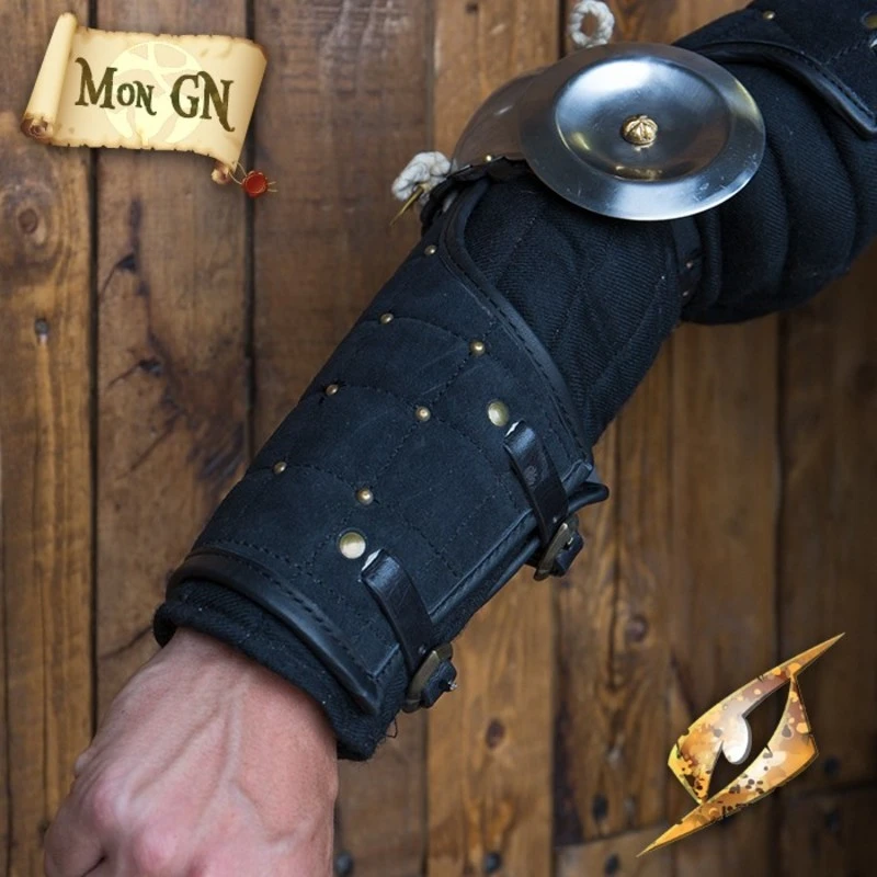 Coudières En Métal Et Protections De Bras En Cuir Splint 2 Coudières En Métal Et Protections De Bras En Cuir Splint – Image 2