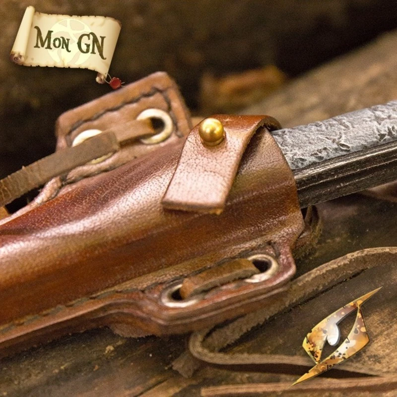 Fourreau Et Couteau De Lancer Rasoir 3 Fourreau Et Couteau De Lancer Rasoir – Image 3