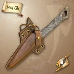 Fourreau Et Couteau De Lancer Rasoir