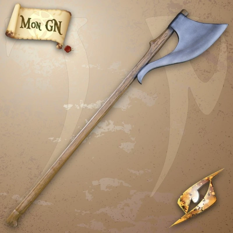 Hache Elfique Longue 1 Hache Elfique Longue