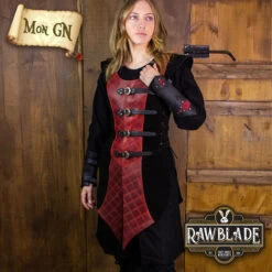 Jerkin En Cuir Long Des Hautes Terres