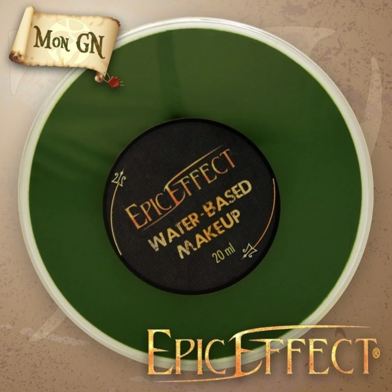 Maquillage à Base D'Eau - Vert Sombre 1 Maquillage à Base D'Eau - Vert Sombre