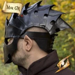 Masque D'Assassin En Cuir -Mon GN Promos Boutique masque d assassin en cuir 3