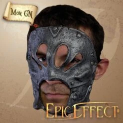 Masque Trophée Berserker D'Argent