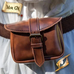 Petit Sac De Guerrier En Faux Cuir