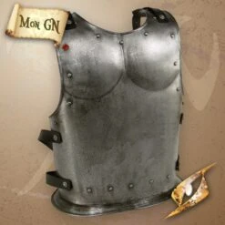 Plaque De Dos Sombre De Guerrier/Dragon