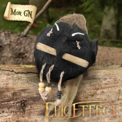 Tête Réduite D'Elfe Noir