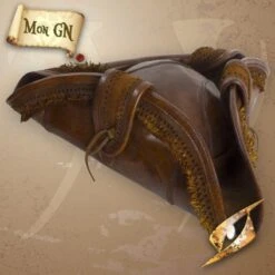 Tricorne En Cuir