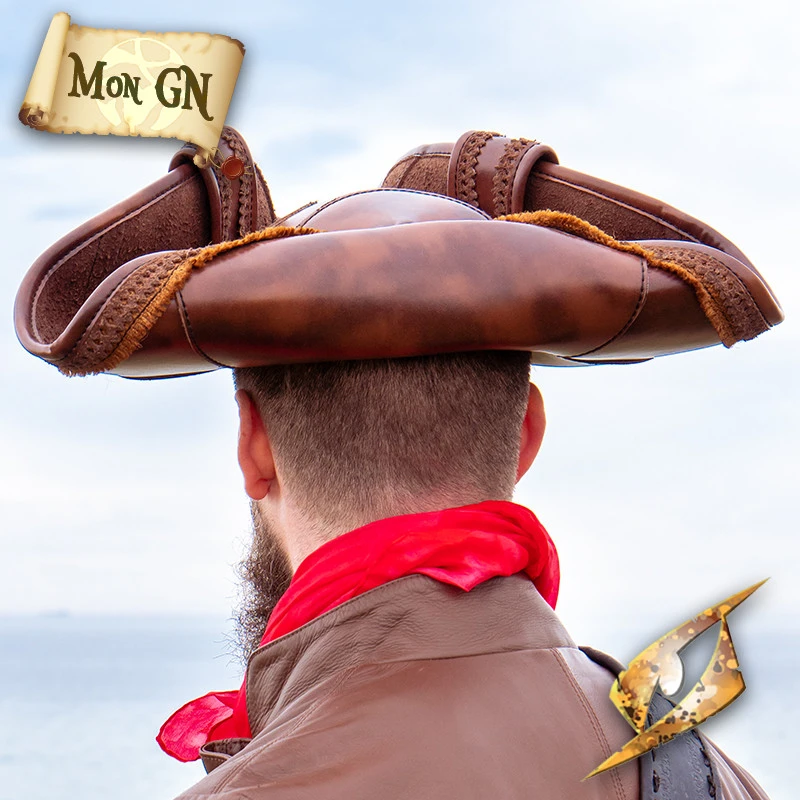 Tricorne En Faux Cuir 3 Tricorne En Faux Cuir – Image 3