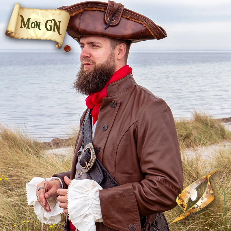 Tricorne En Faux Cuir 6 Tricorne En Faux Cuir – Image 6